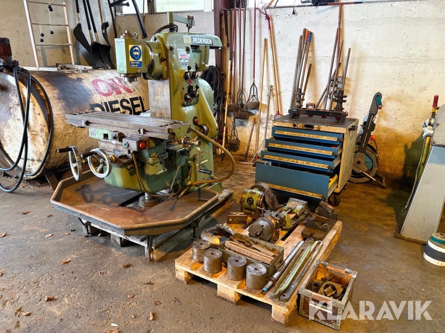 Fræsemaskine Vilh. Pedersen, Høng VPU 1 inklusiv værktøj