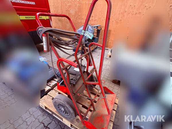 Autogen svejsværk med skærebrændersæt og vogn