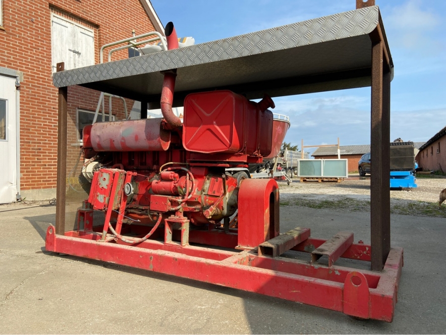 Motor på transportramme