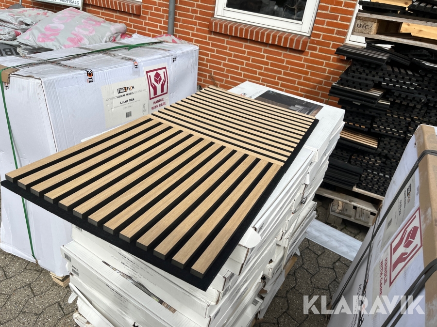 Akustik paneler Fibrotech Light oak 80 stk