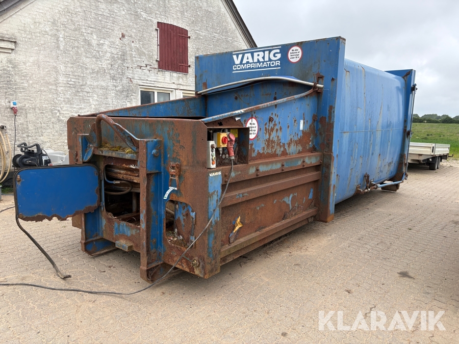 Container med komprimator VARIG
