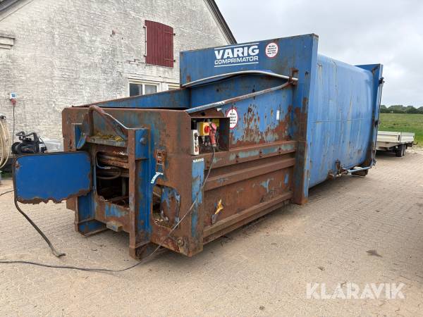 Container med komprimator VARIG
