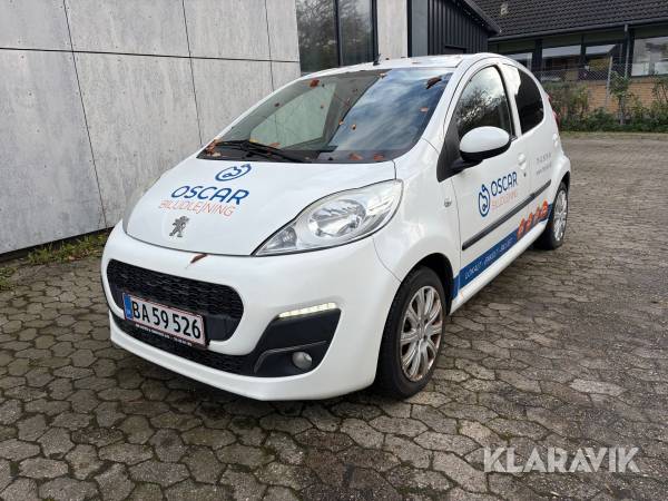 Personbil Peugeot 107 1.0 68 HK 5-DØRS