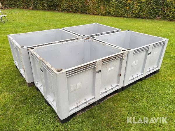 Plastikkasser Georg Utz Group Paloxe, 4 Styk
