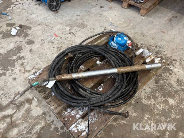 Jordraket  , smøreæg og slanger