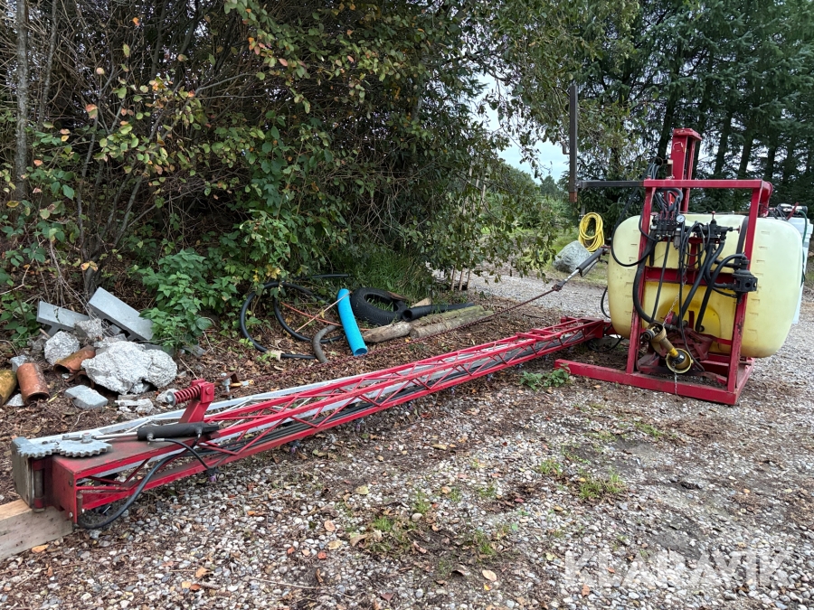 Juletræs sprøjte Hardi 1 arm - 11 meter bom - 800 Liter tank