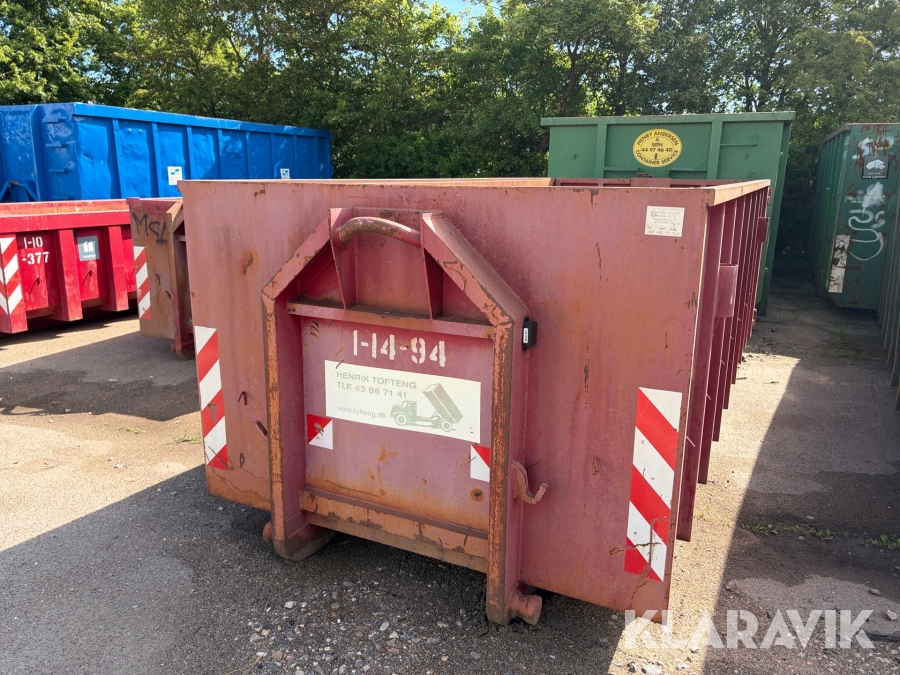 Affalds-/materielcontainer Skibby Jensen Smedie A/S 8825