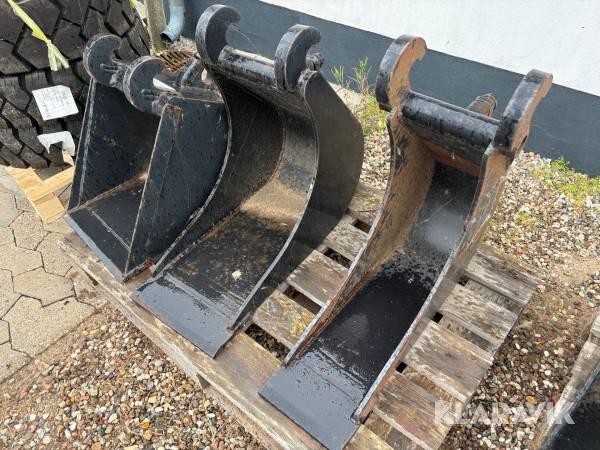 Lerskovle Skive Maskinfabrik Mini-Graver 20, 30 og 40CM - 3 styk