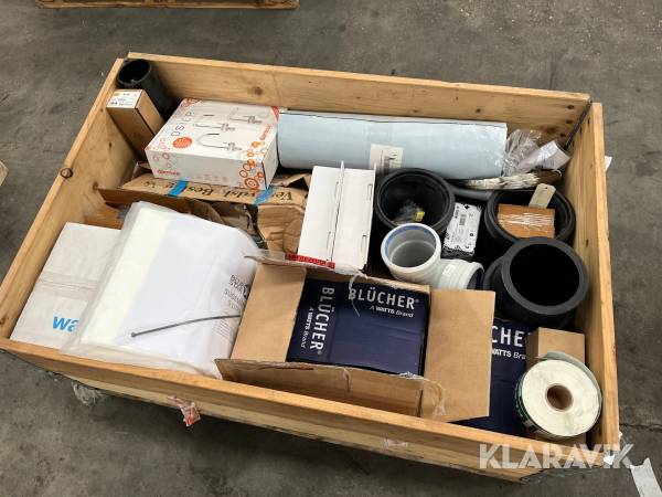 Lot - shunt, afløb, fittings og øvrigt