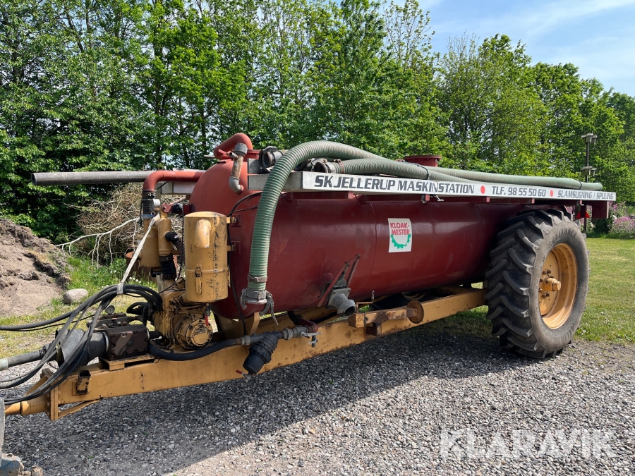 Spule/slamsuger Samson 6 m3 2000/4000 liter