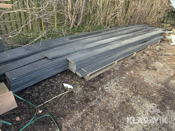 Komposit terrassebrædder Kirkedahl Grå/sort 38 styk, ca. 170 meter