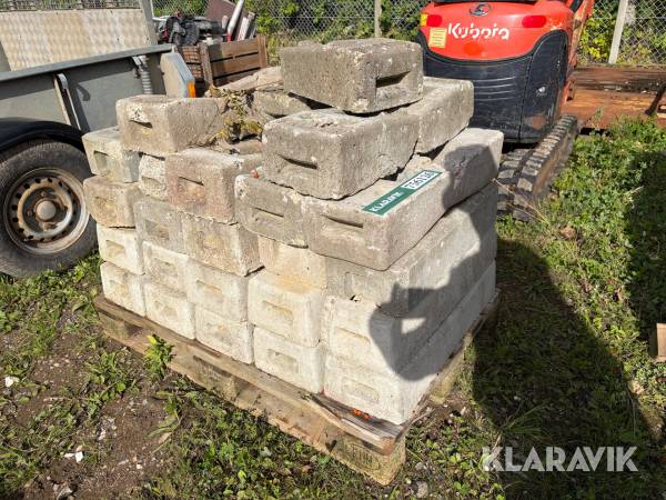 Beton klodser til hegn 30 styk