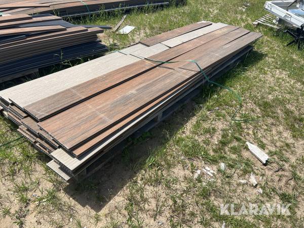 Terrassebrædder Kirkedal komposit brun 2. sortering, 30 Styk