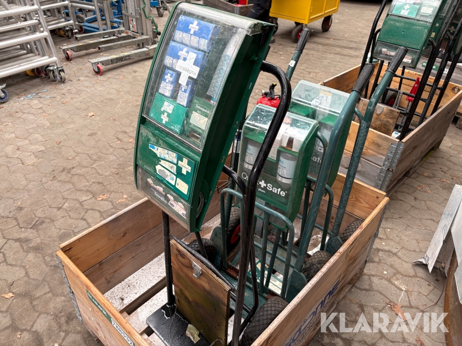 Sækkevogne med førstehjælpsudstyr - 3 styk