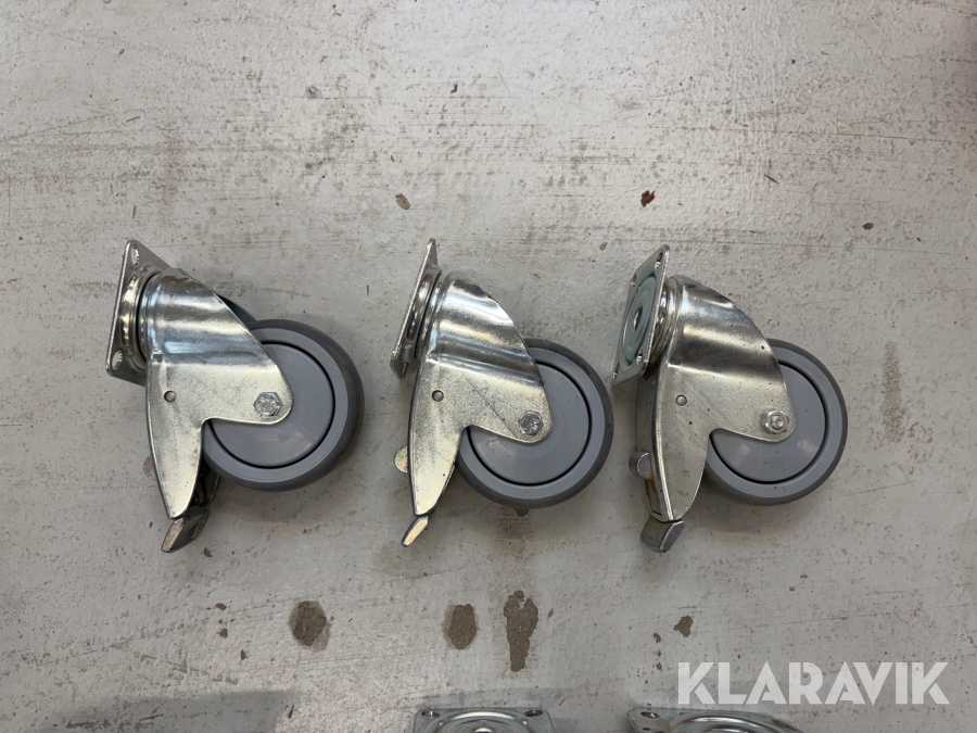 Lot bestående af diverse hjul