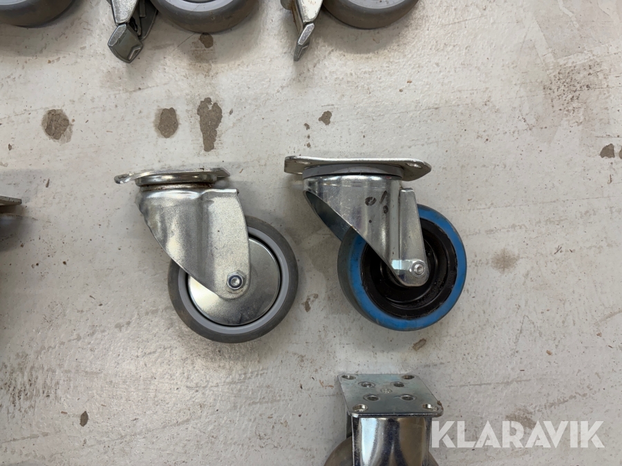 Lot bestående af diverse hjul