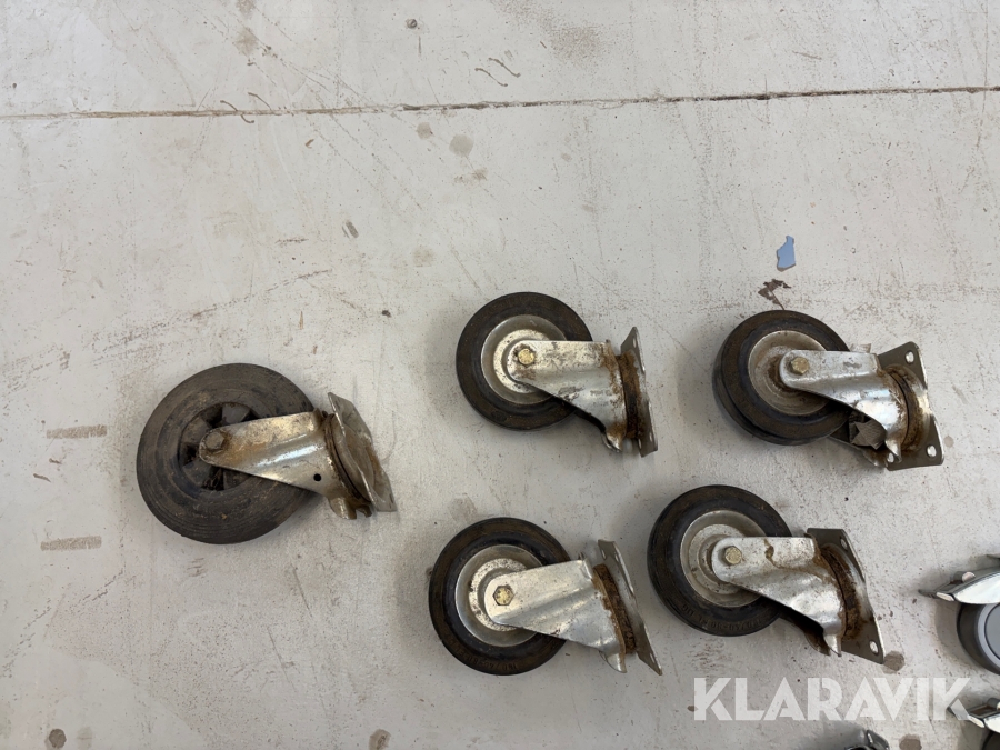 Lot bestående af diverse hjul