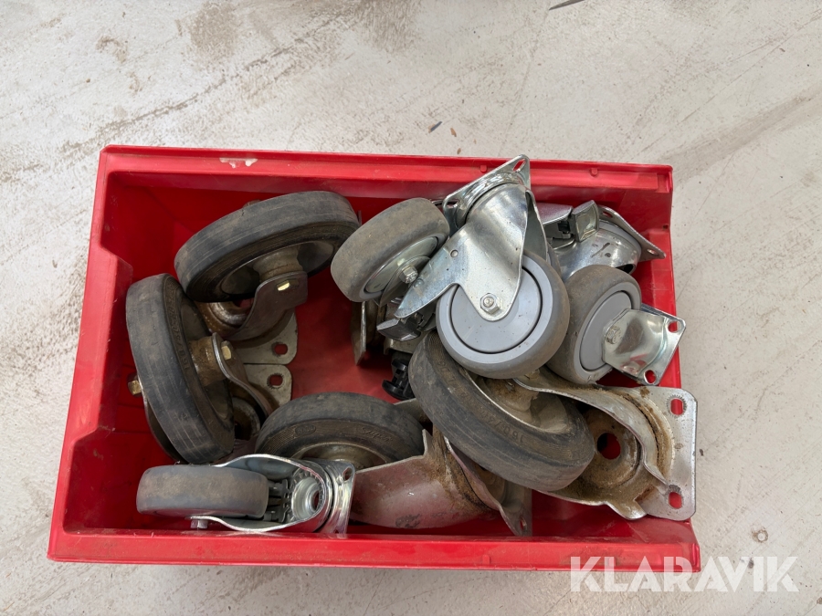 Lot bestående af diverse hjul