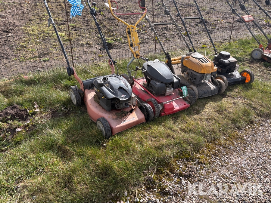 Græsslåmaskiner 4 styks