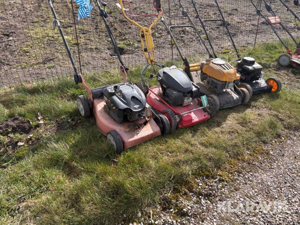 Græsslåmaskiner 4 styks