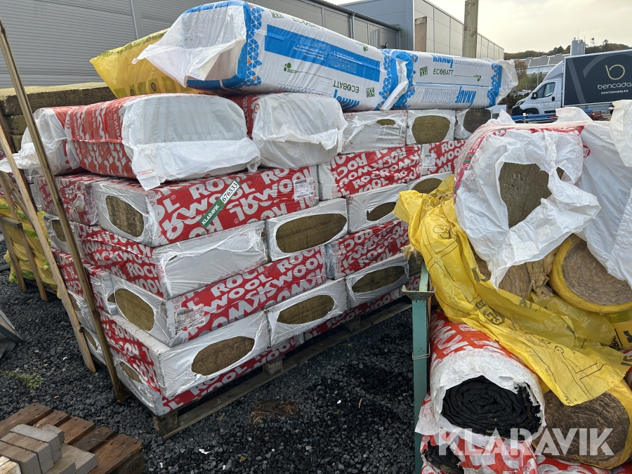 Isolering Rockwool blandede modeller 2 paller