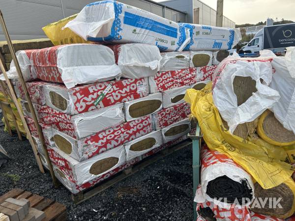 Isolering Rockwool blandede modeller 2 paller