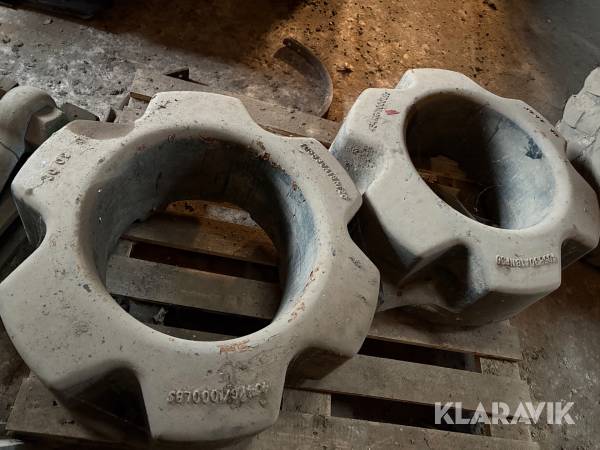 Hjulvægte - passer til NewHolland T7 og T8 serie