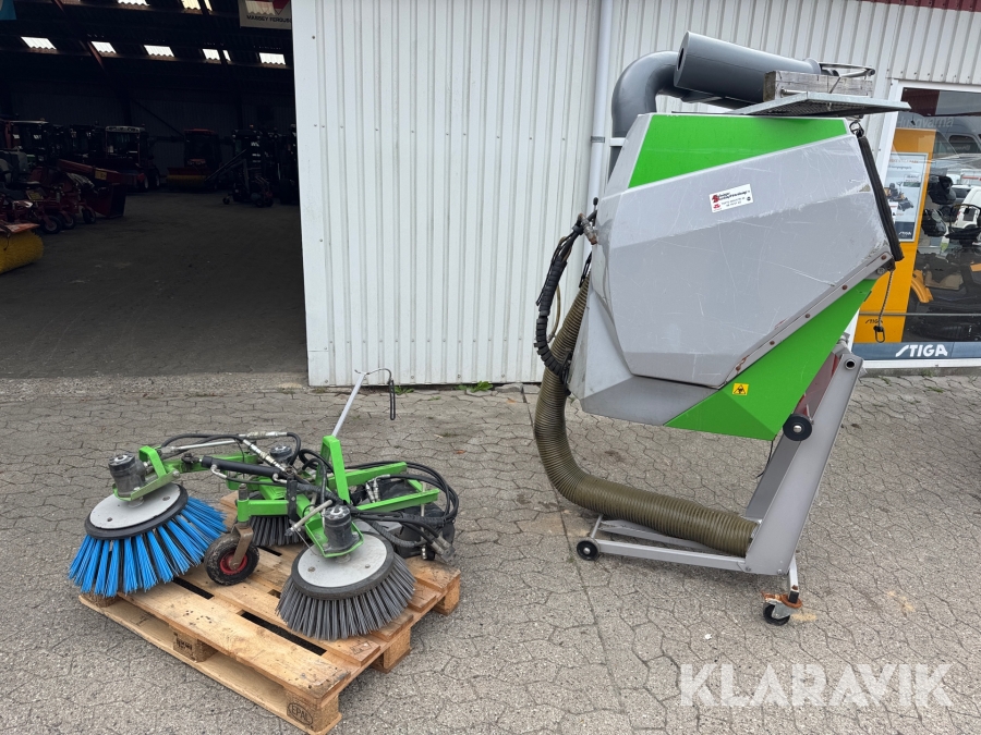 Feje/- Suge Anlæg Med Koste Egholm FS2100