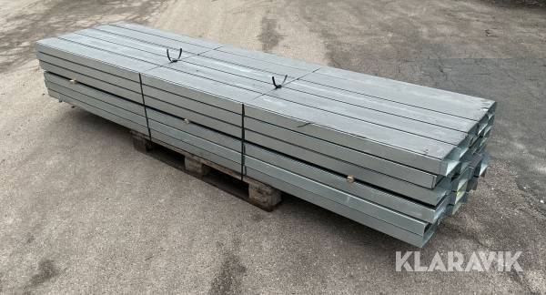 Bund- og topskinne med PU-skum, 150 mm, 3 meter, 60 styk