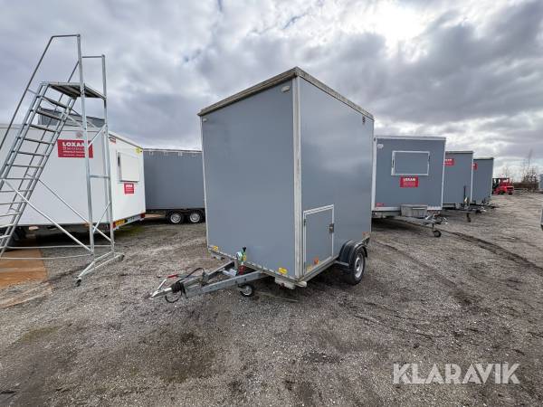 Toilet/ bad vogn Scanvogn 750 kg