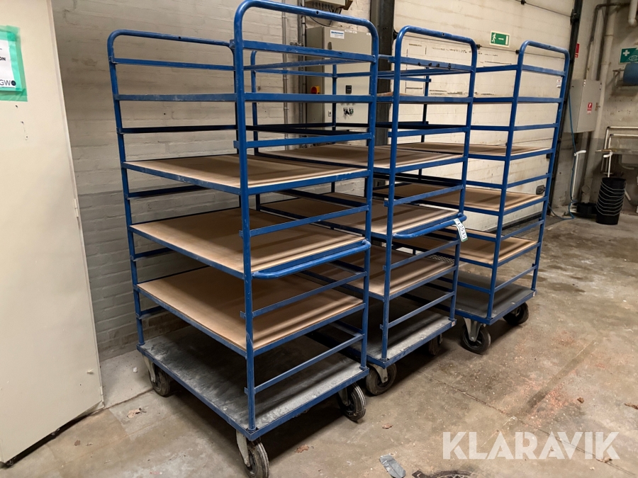 Rullevogne - 3 styks