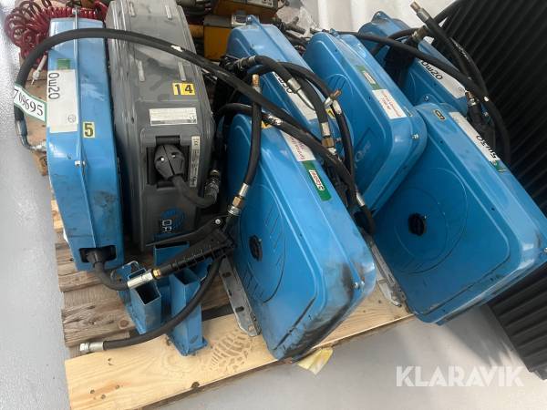 Slangeruller olie Orion 7 styk