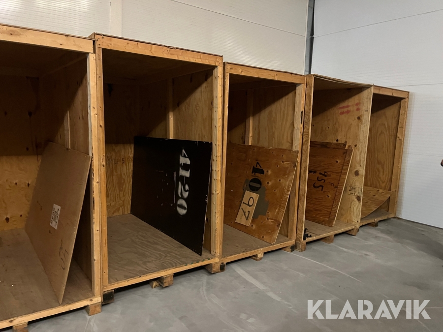 Opbevarings kasse/moduler 10 styk