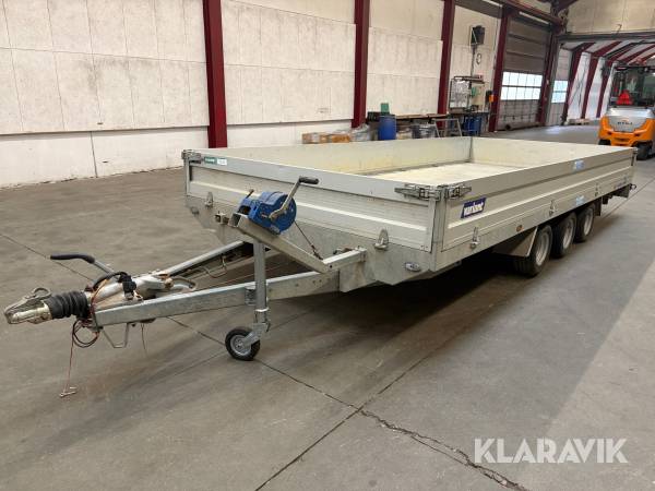 Maskintrailer Variant 3522L5 - 3.500kg - 3 akslet