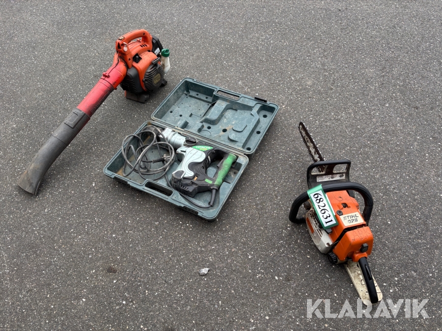 Blandet værktøj Stihl/Husqvana/Hitachi