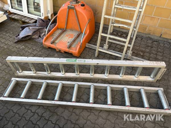 Rullebaner aluminium, 2 Styk