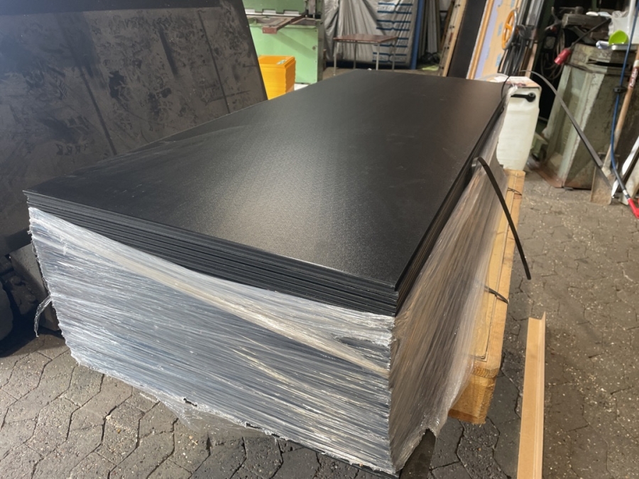 Abs Plast plader sort