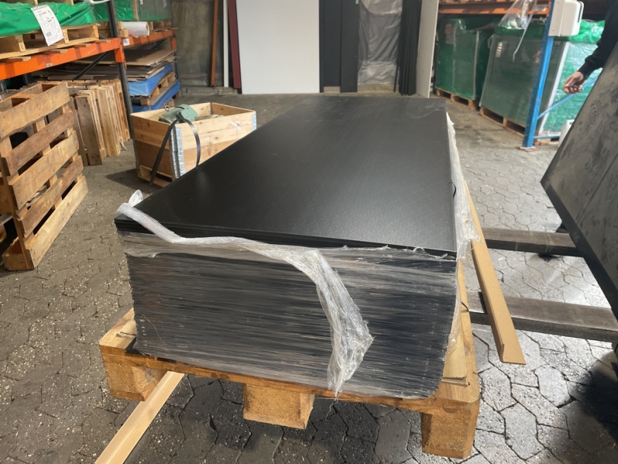 Abs Plast plader sort