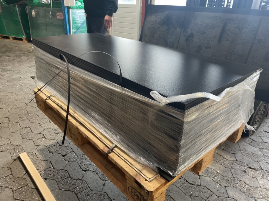 Abs Plast plader sort