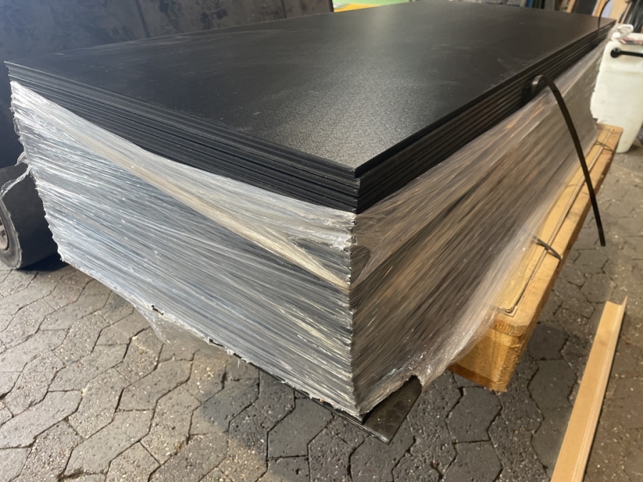 Abs Plast plader sort