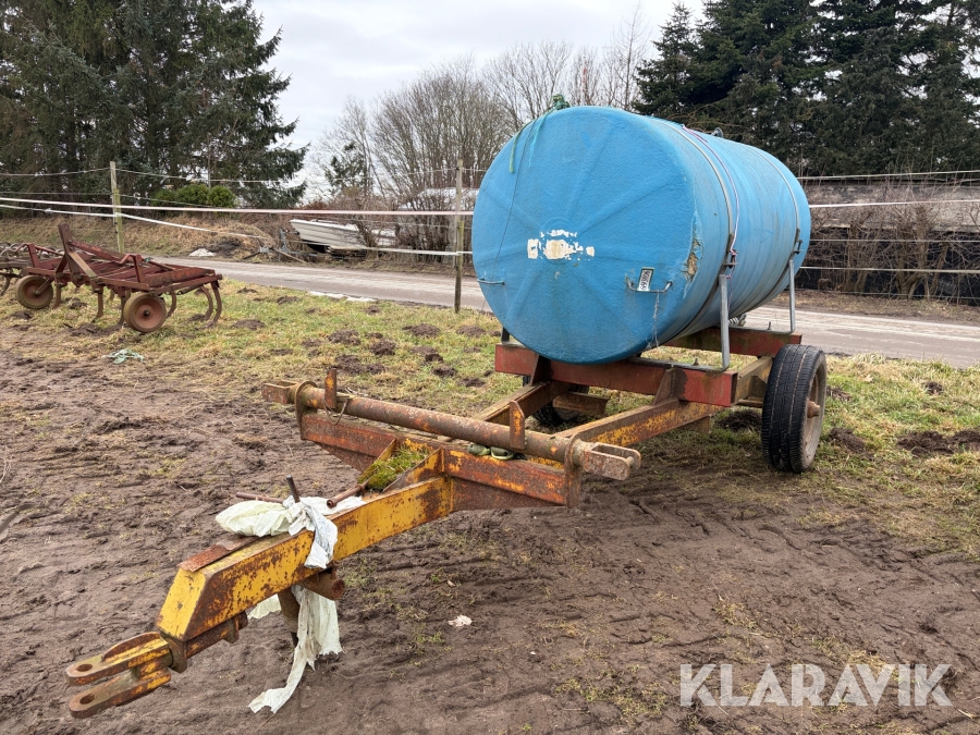 Glasfiber Tank på vogn Modo-Tønden