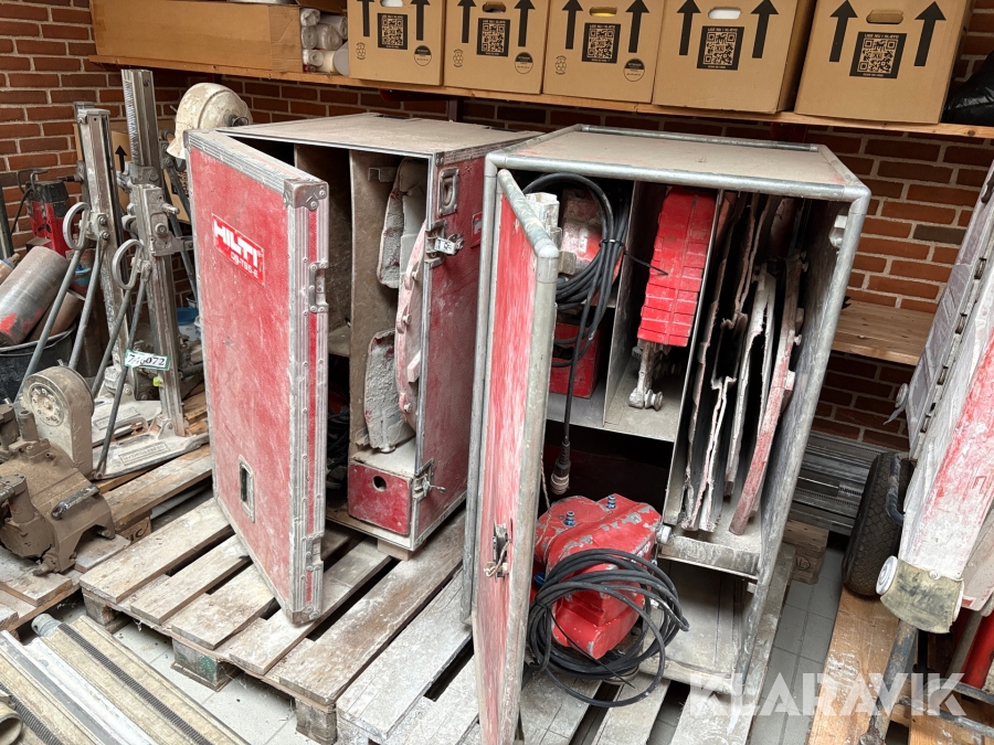 Vægsav Hilti DS-TS5-E med hydraulik og skinner 2 styk