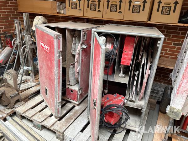 Vægsav Hilti DS-TS5-E med hydraulik og skinner 2 styk