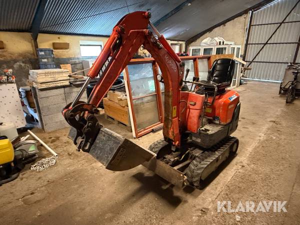 Gravemaskine Kubota K008-3 med Skovlpakke