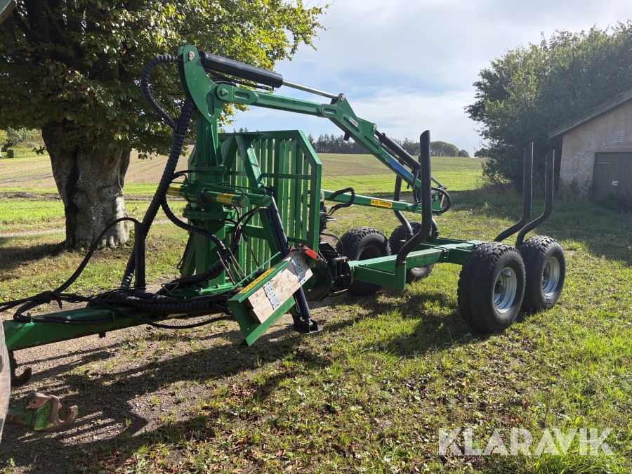 Skovvogn Kellfri SV 6 med 4.7 meter kran