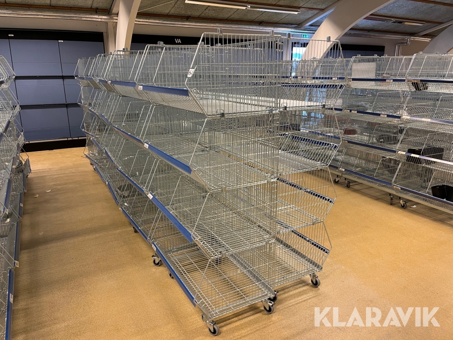 Værksteds/butik kurve 11 styk