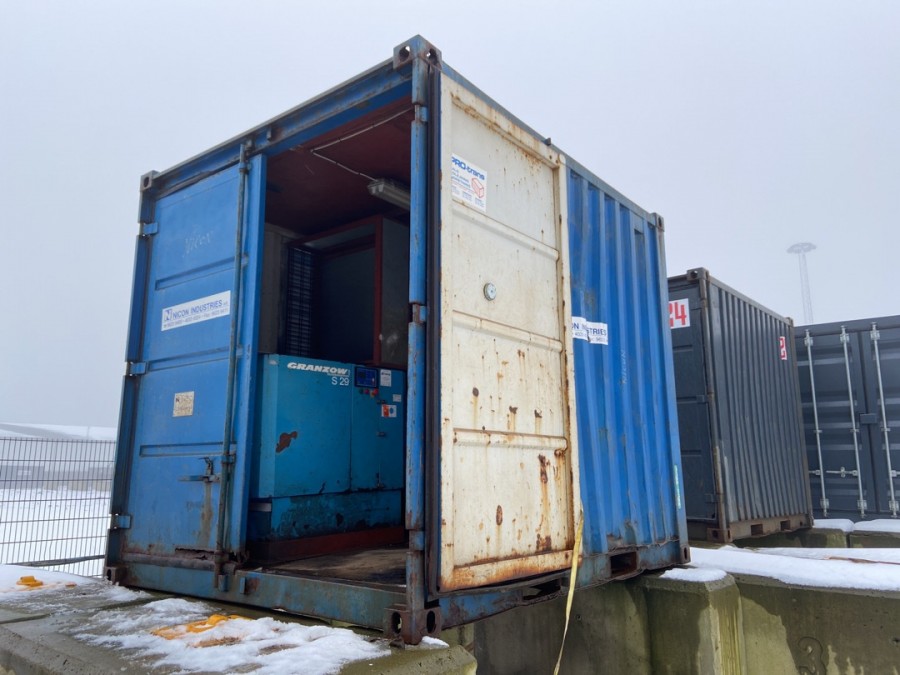 Kompressor container