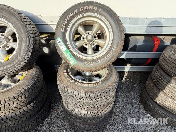Dæk og fælge Cooper Cobra 4 styk 