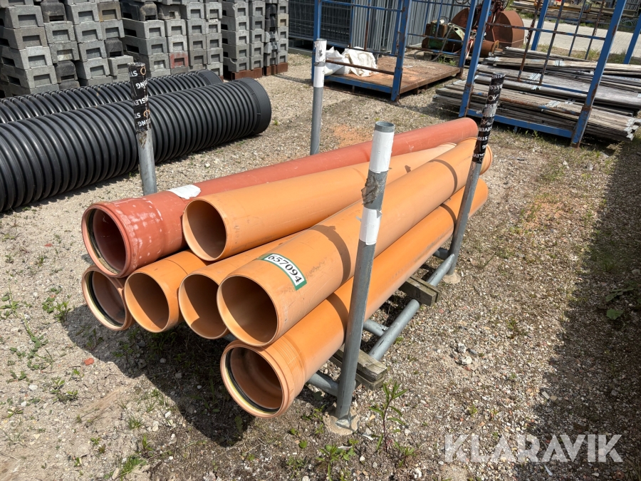 PVC rør 7 styk