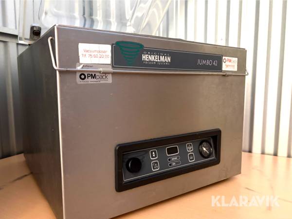 Vakuumpakker Henkelman Jumbo 42 professionel kammervakuummaskine